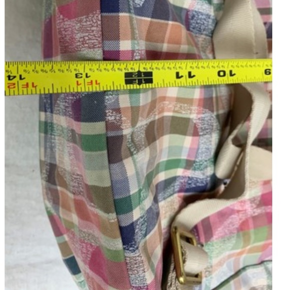 Coach Daisy Poppy Plaid Backpack Retired!! - Picture 8 of 16